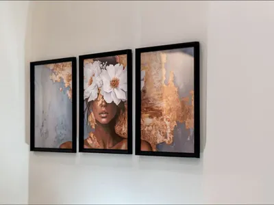 Living room wall art at Doma Budapest